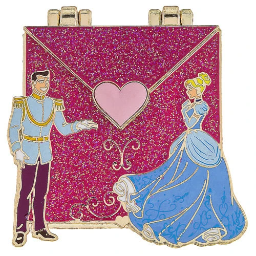 item Disney Pin - Cinderella and Prince Charming - Love Letters 113048