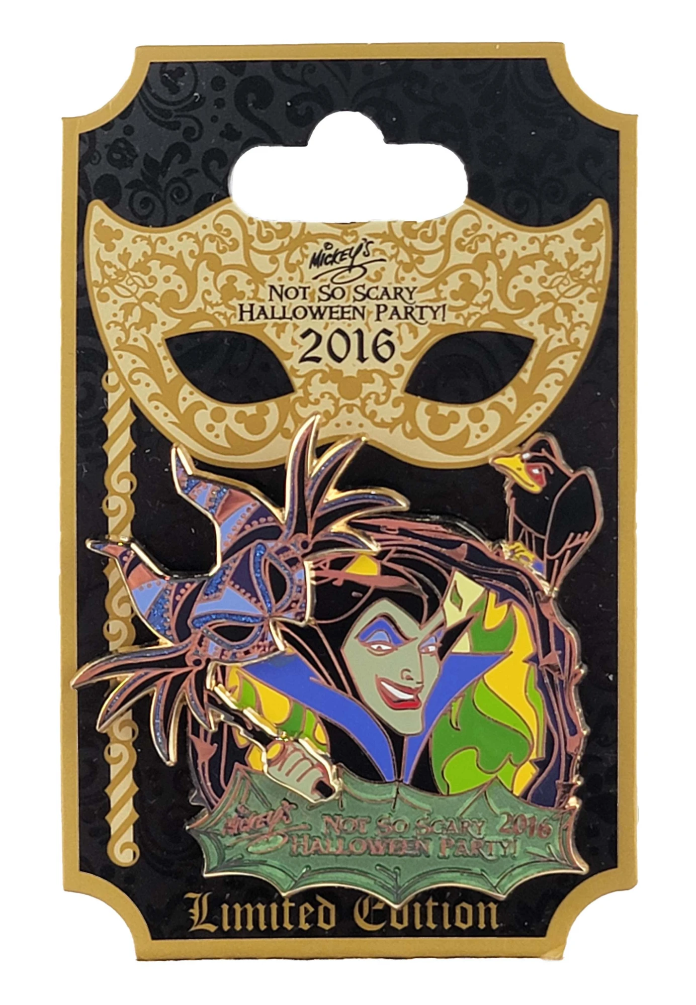 item Disney Pin - Mickey's Not So Scary Halloween Party 2016 - Maleficent Masquerade 118047