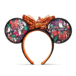 item Disney Parks - Minnie Mouse Ears Headband - Halloween - All Over Print - Boo All Over Print - Boo