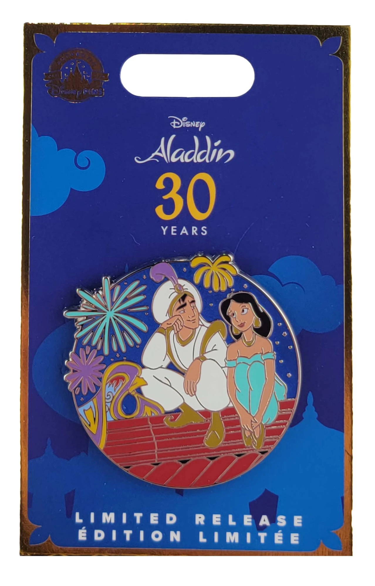 item Disney Pin - Aladdin - 30th Anniversary - Aladdin and Jasmine 152317.webp