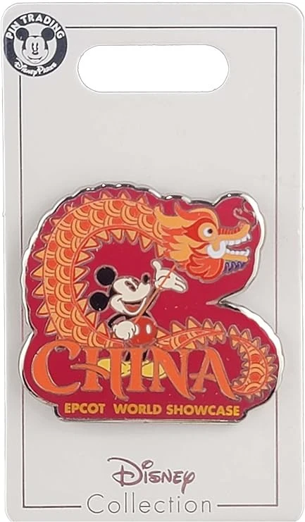 item Disney Pin - EPCOT World Showcase - China - Mickey Mouse - Dragon 71chicc1a3l-ac-sy741-jpg