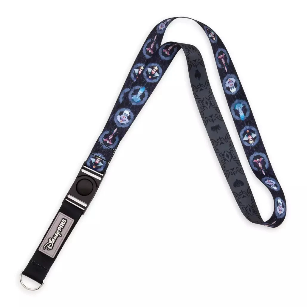 item Disney Pin Lanyard - The Villains villains lanyard 1