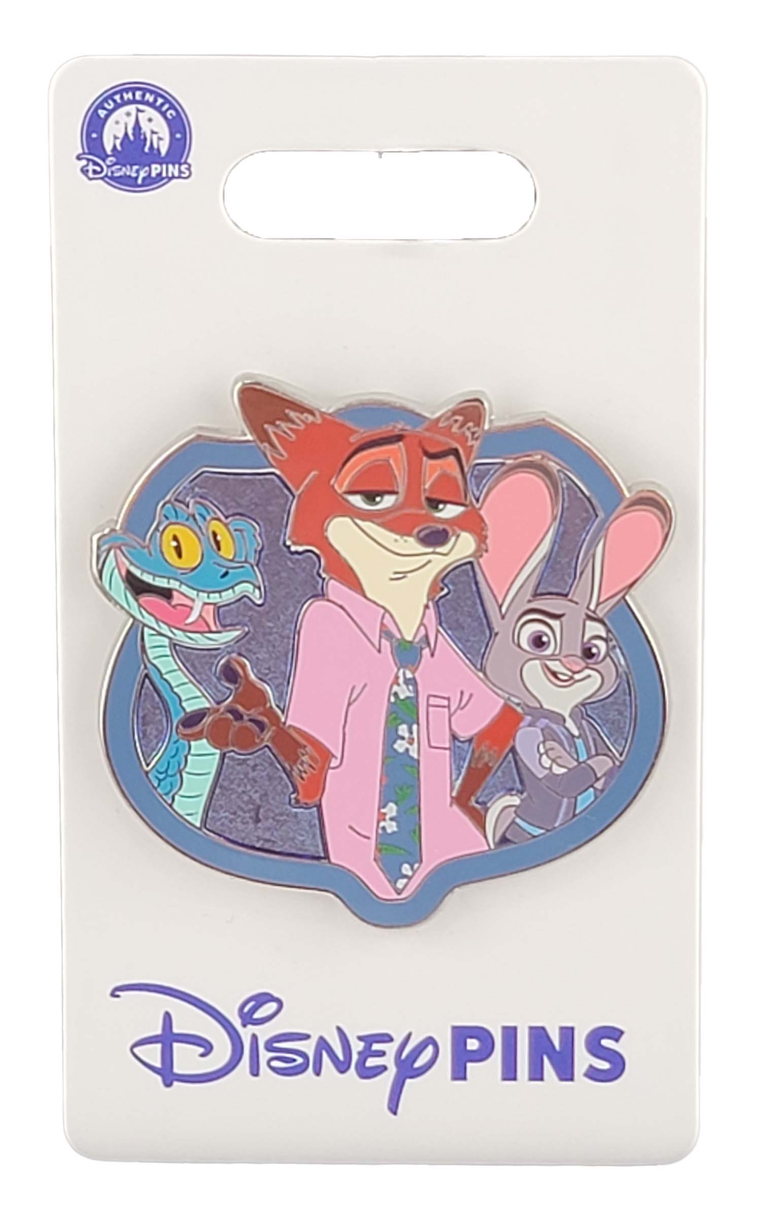 products Disney Pin - Zootopia 2 - Nick Wilde, Judy Hopps, Gary De'Snake