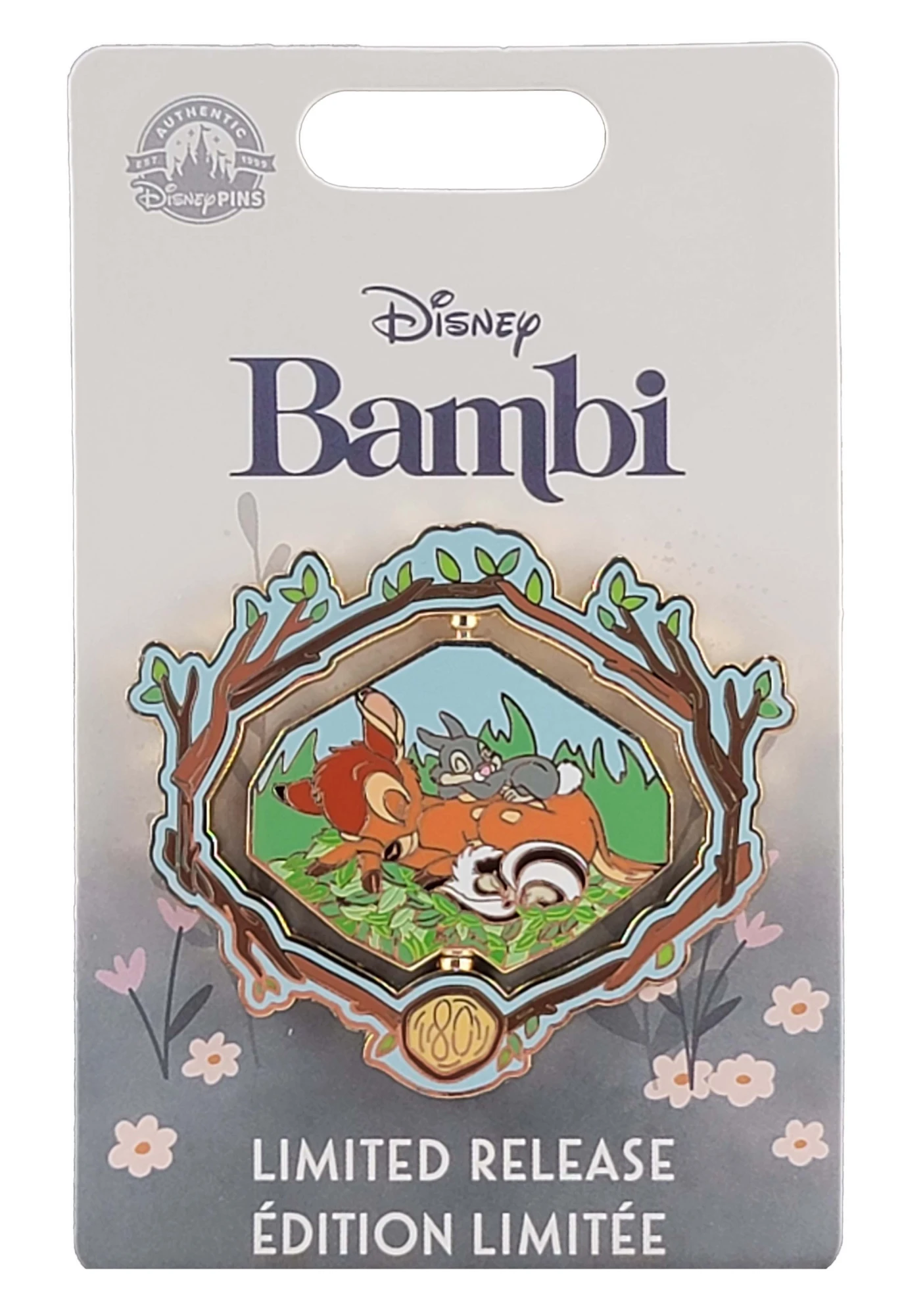 item Disney Pin - Bambi - Spinner - 80th Anniversary 149563b