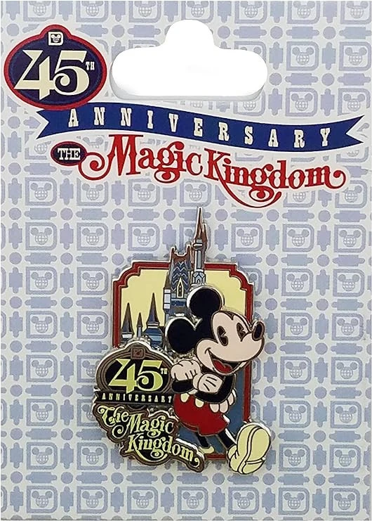 item Disney Pin - 45th Anniversary - The Magic Kingdom - Mickey Mouse - Logo 91f-lokoj7l-ac-sy741-jpg