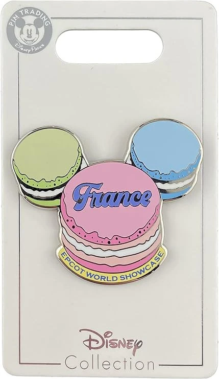 item Disney Pin - Epcot World Showcase - France - Mickey Mouse Icon - Macaron 711psyzvxfl-ac-sy741-jpg