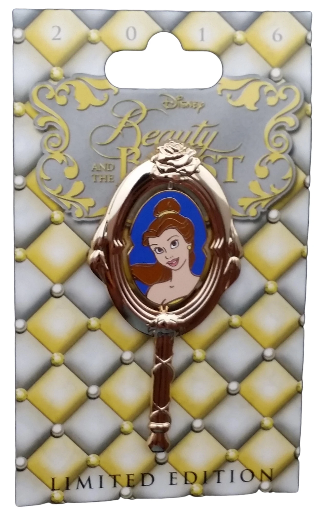 item Disney Pin - Beauty Beast 25 Enchanted Years - Belle and Beast Enchanted Mirror 119005