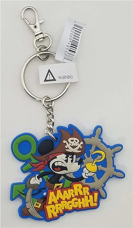 item Disney Parks Keychain - Soft Touch Mickey Mouse Pirate - AaaRrrrrrGGHH! 81x5hzco4-l-ac-sy741-jpg