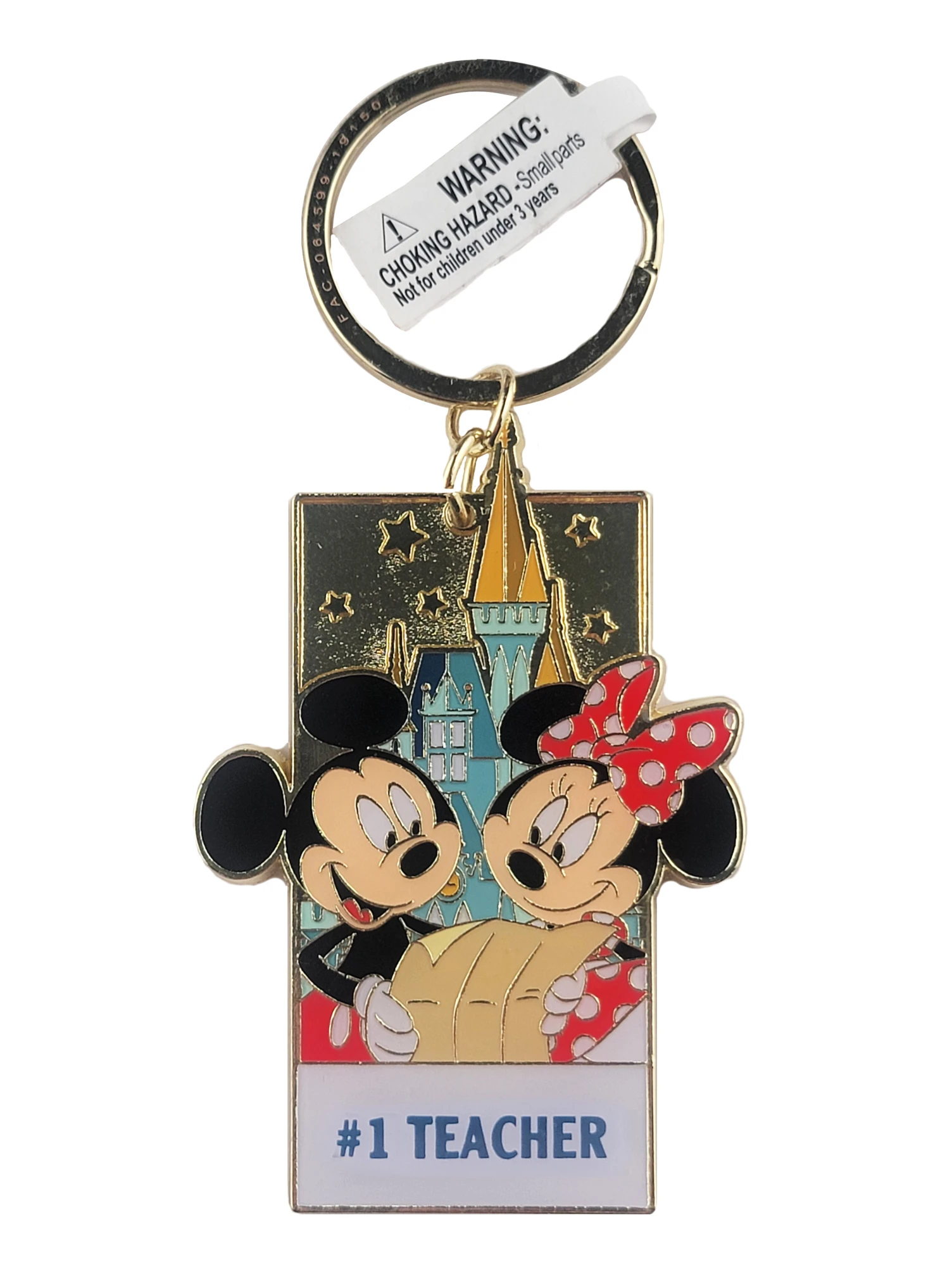 item Disney Keychain - Mickey & Minnie - #1 Teacher #1 Teacher
