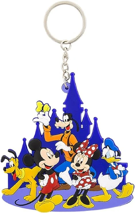 item Disney Parks Keychain - Mickey and Friends - Fab 5 - Castle 61fsaecwkkl-ac-sy741-jpg