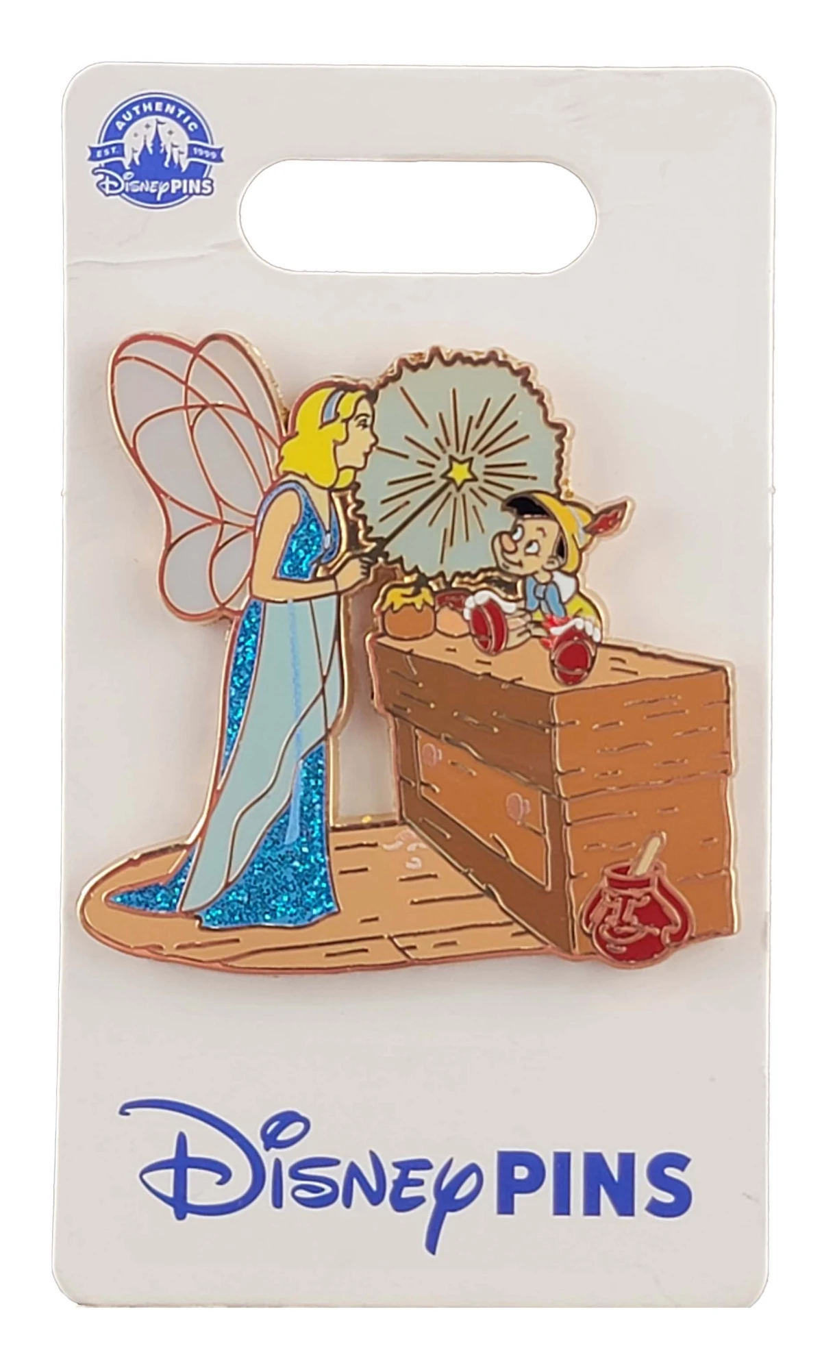 item Disney Pin - Pinocchio - Blue Fairy and Pinocchio - Magic 152634