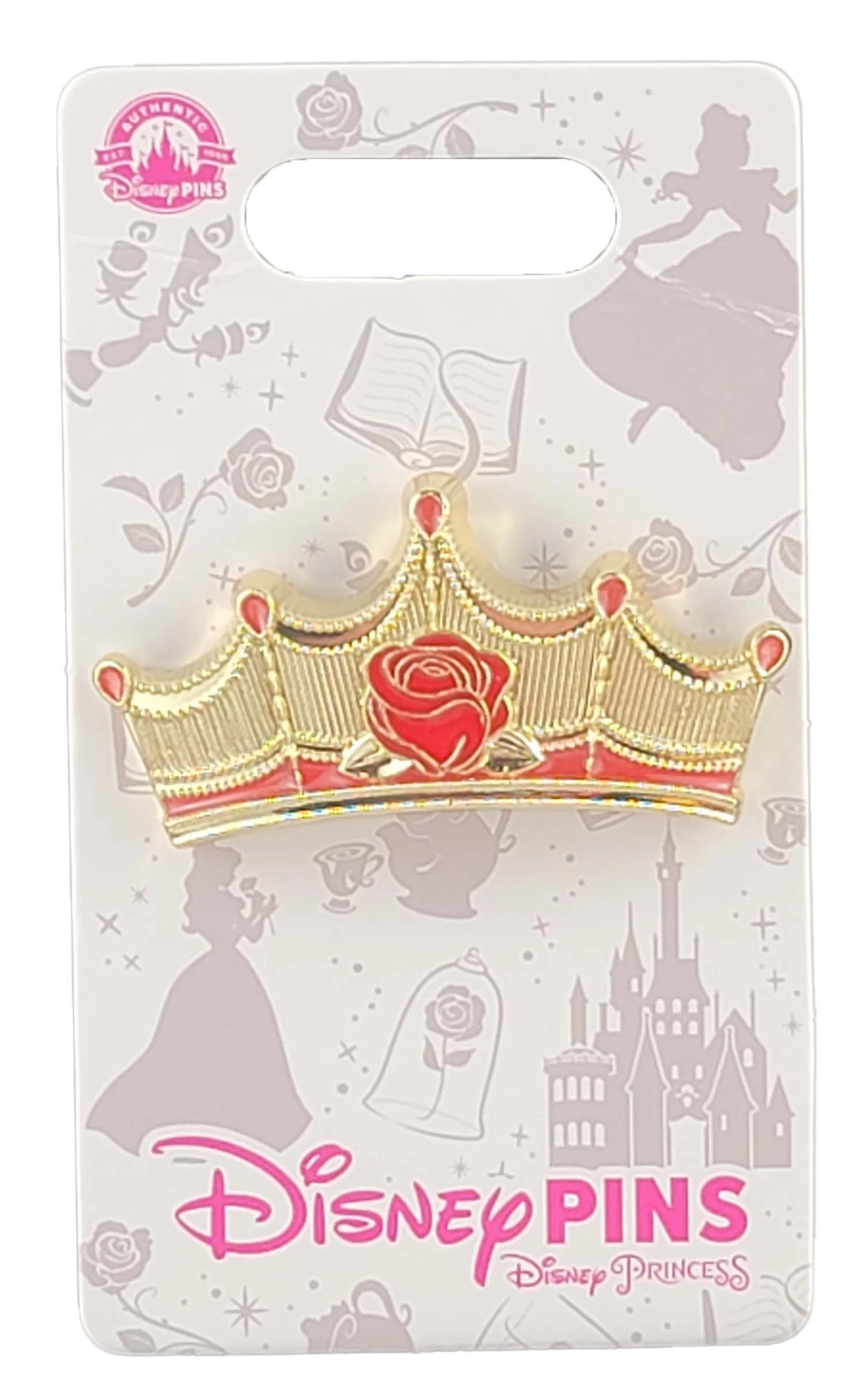 item Disney Pin - Princess Crown - Beauty and the Beast - Belle 160838.webp