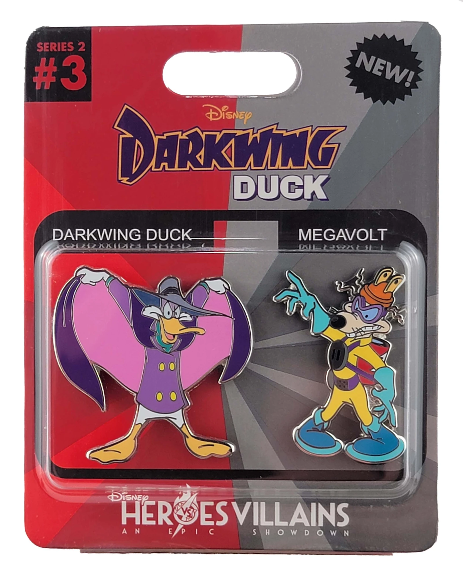 item Disney Pin - Darkwing Duck and Megavolt - Heroes vs Villains 147688 8
