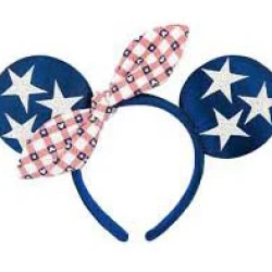 item Disney Parks - Minnie Mouse Ears Headband - All American Girl HBAllAmGirl