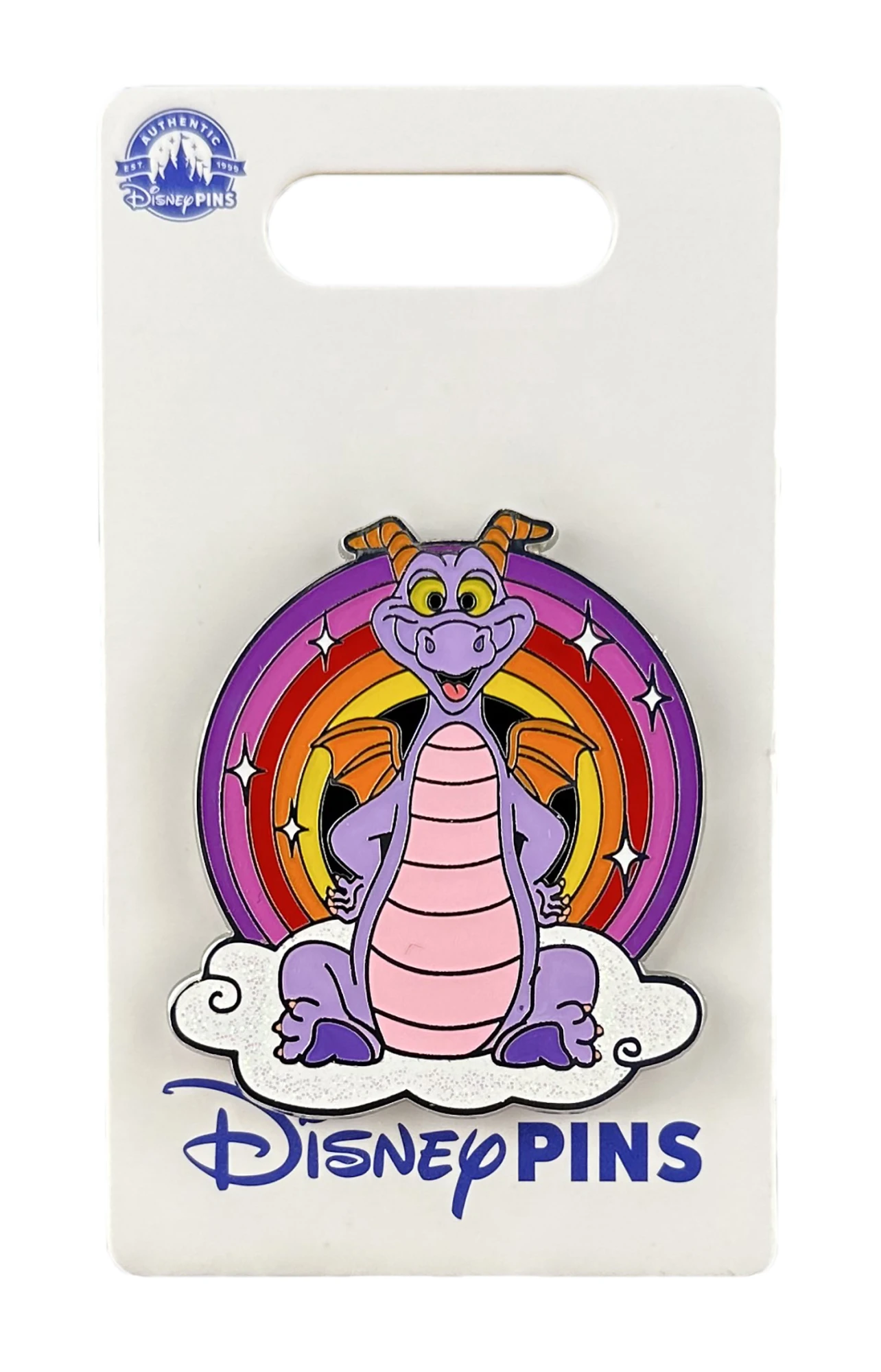 item Disney Pin - Figment - Round Rainbow of Imagination and Cloud 164347