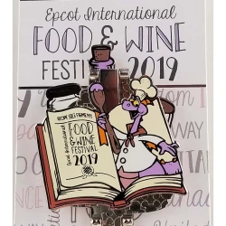 item Disney Pin - Epcot Food & Wine Festival 2019 - Passholder - Chef Figment 140715 1
