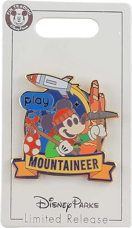 item Disney Pin - Play Parks App - Achievement - Mickey Mouse - Mountaineer 71iu1-fxzbl-ac-sy741-jpg