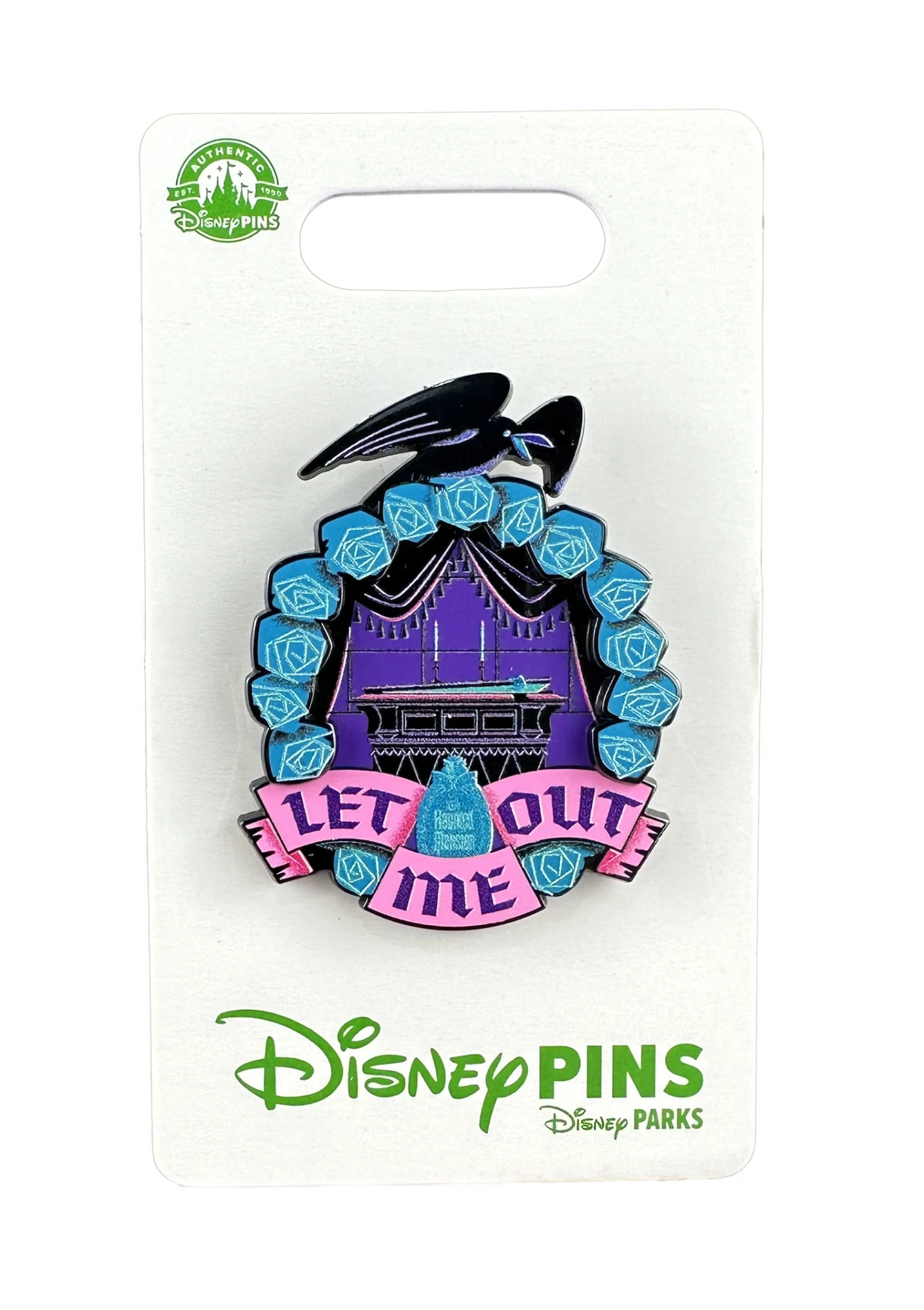 item Disney Pin - Haunted Mansion - Coffin and Crow - Let Me Out 156756