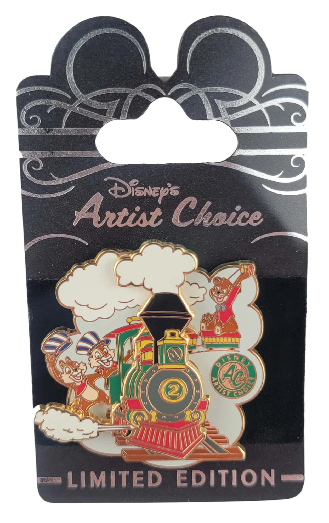 item Disney Pin - Artist Choice - Chip and Dale on Train 61529