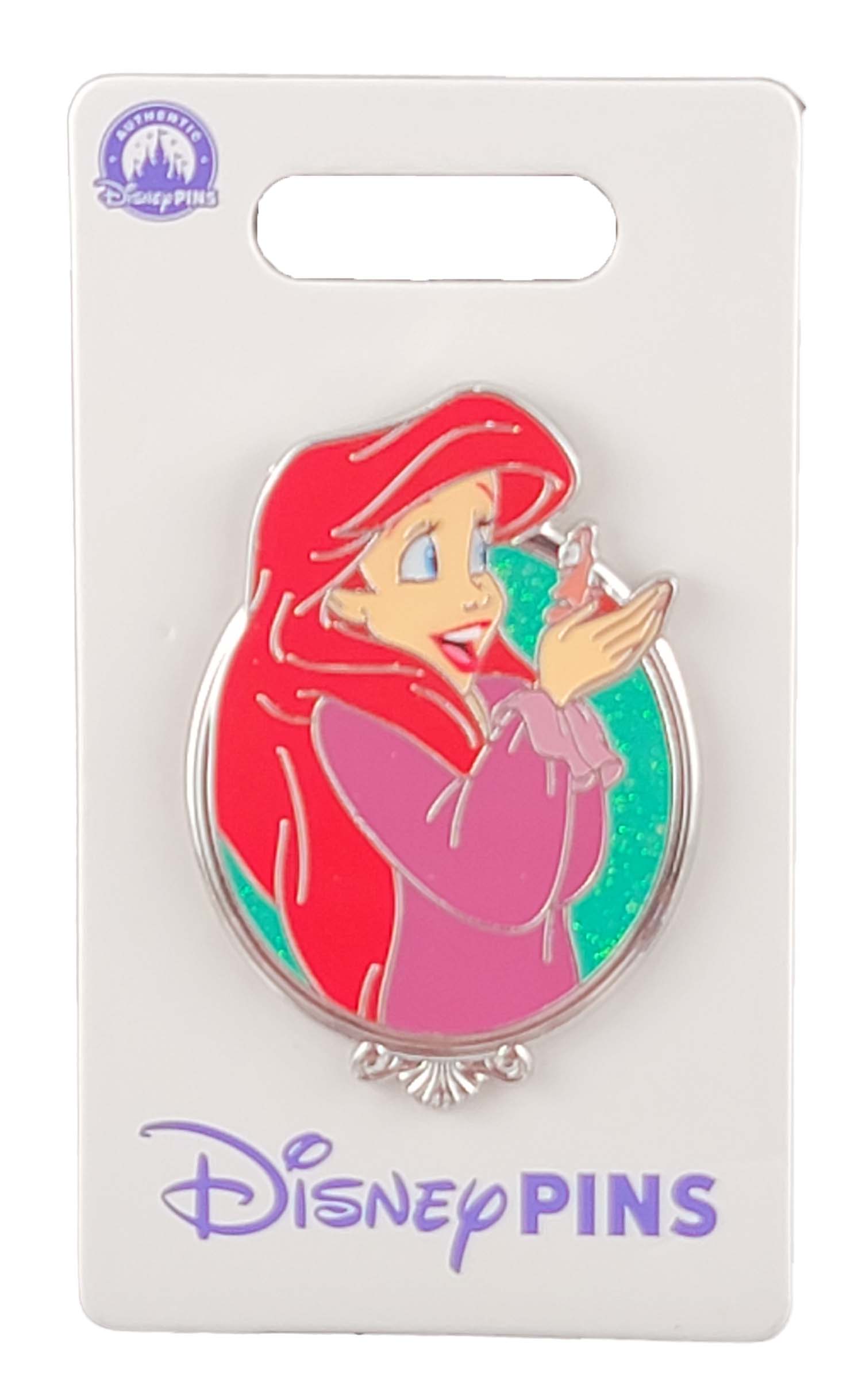 products Disney Pin - Princess Glitter Portrait Series - The Little Mermaid - Ariel with Sebastian