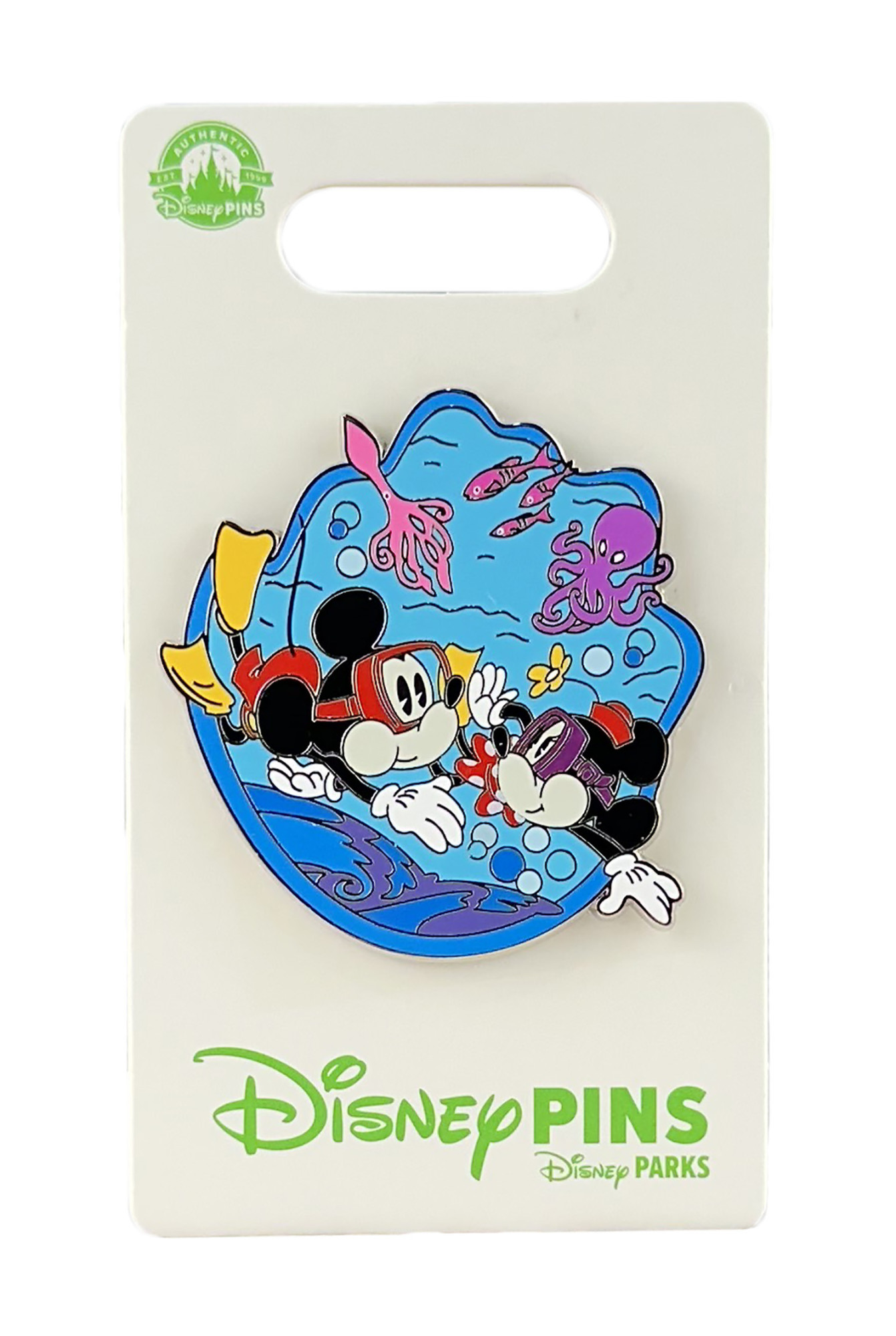 products Disney Pin - Mickey and Minnie - Skin Diving - Snorkel Masks Runaway Railway