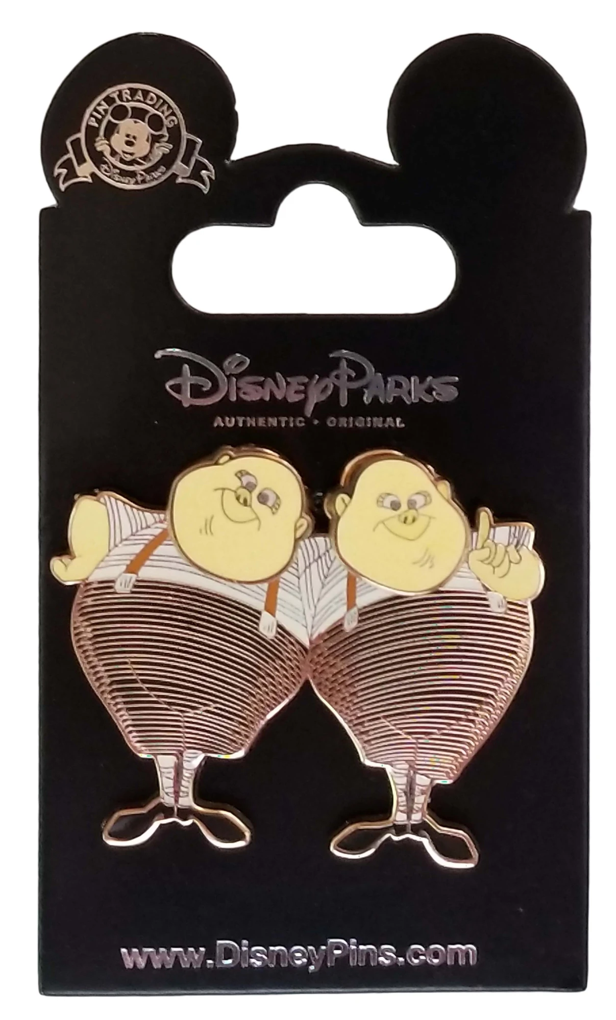 item Disney Pin - Shanghai Disney - SDR - Alice Through the Looking Glass - Tweedledee and Tweedledum Bobblehead 128133