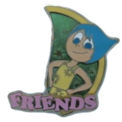 item Disney Pin - Best Friends Series - Inside Out - Joy and Sadness 109922wb