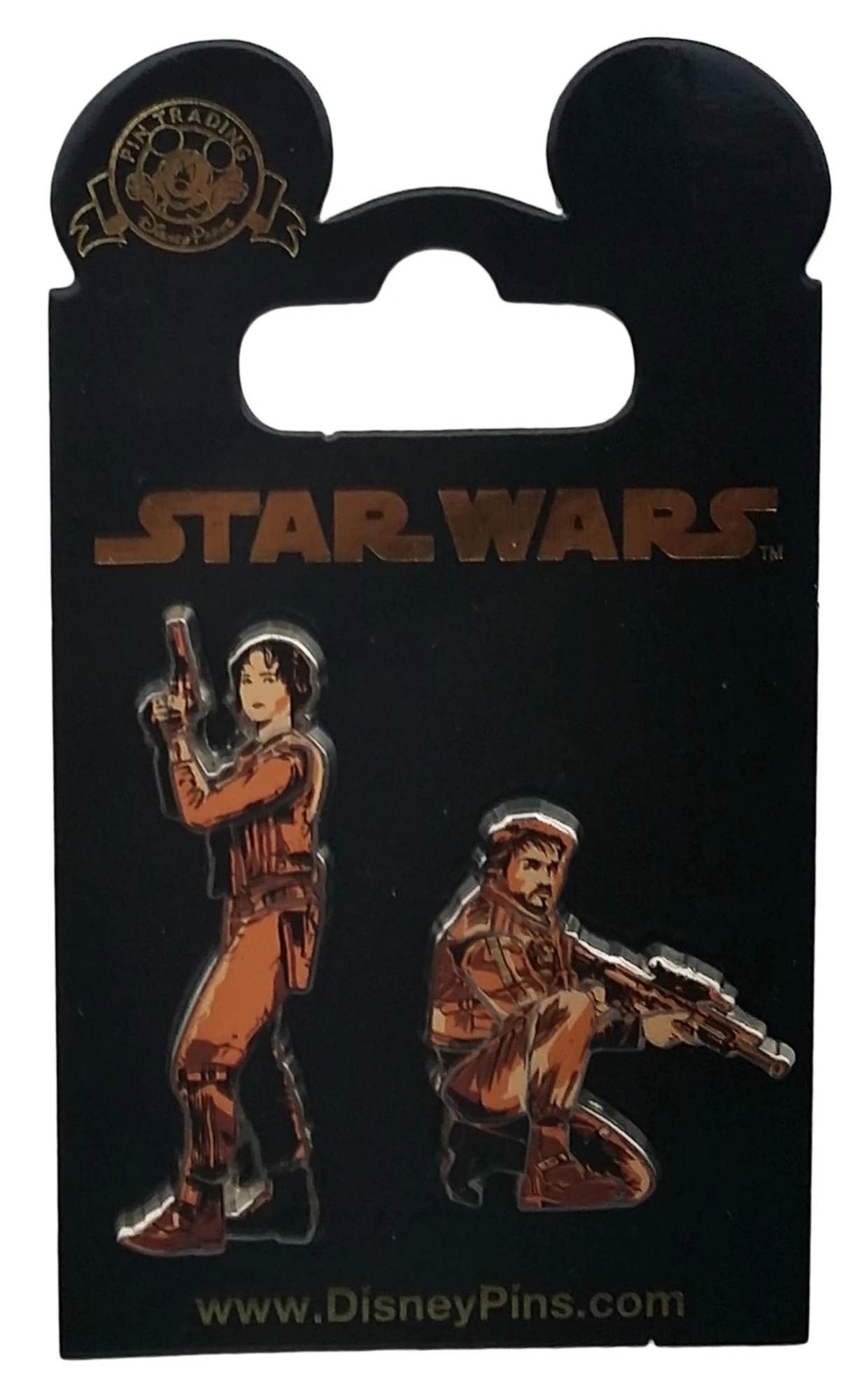 item Disney Pin - Star Wars: Rogue One - 2 pin set - Jyn and Cassian 120203