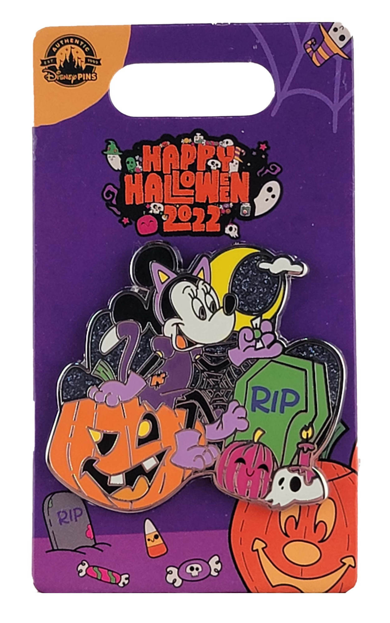 products Disney Pin - Happy Halloween 2022 - Minnie Mouse Dressed as a Cat