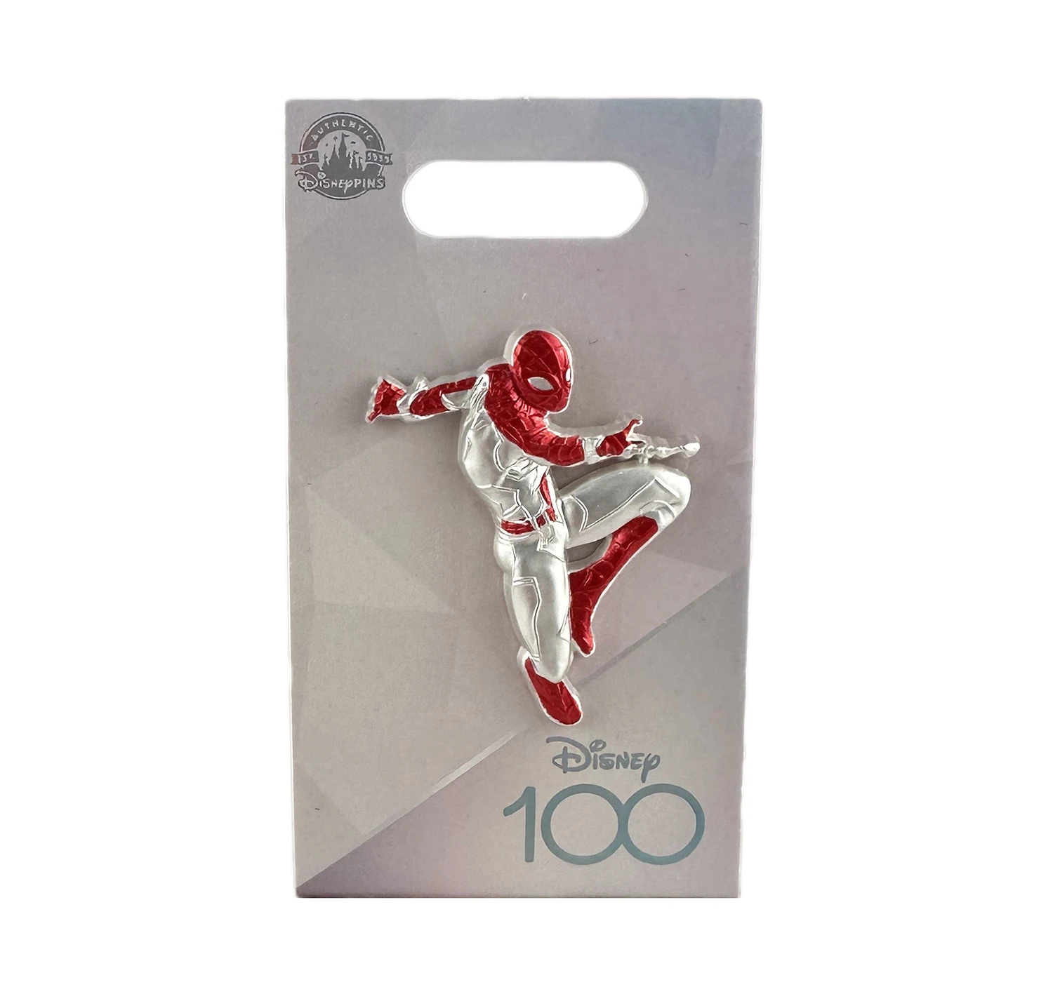 item Disney Pin - Disney 100 Celebration - Platinum - Amazing Spider Man 153257a