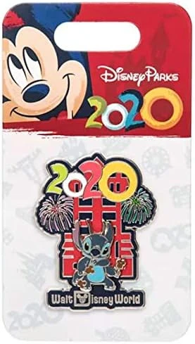 item Disney Pin - Dated 2020 - Stitch at Hollywood Tower Hotel 41ccicu8jgl-ac-jpg
