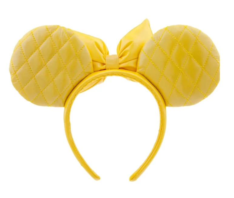 item Disney Parks - Minnie Mouse Ears Headband - Yellow Quilted HBYellowQuilt2