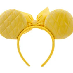 item Disney Parks - Minnie Mouse Ears Headband - Yellow Quilted HBYellowQuilt2