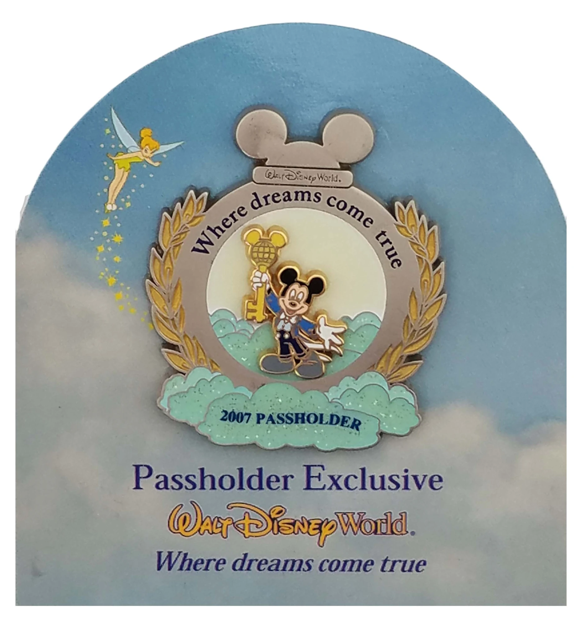 item Disney Pin - Annual Passholder Exclusive - Where Dreams Come True 2007 - Mickey Mouse 51976