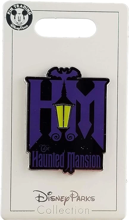 item Disney Pin - The Haunted Mansion - HM Logo w/Streetlight 71babgro-nl-ac-sy741-jpg