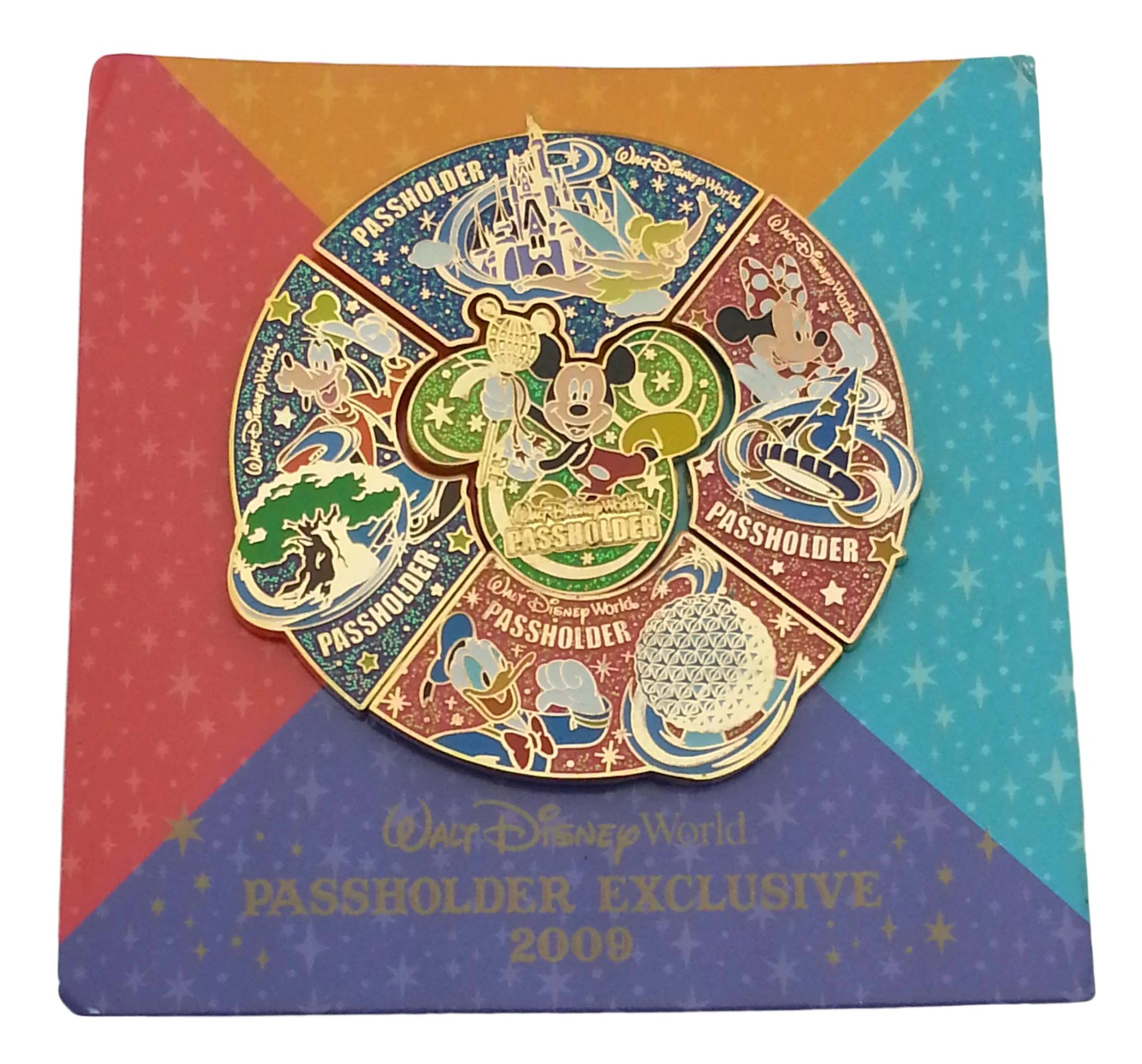 item Disney Pin - 2009 Annual Passholder - Mickey and Friends Puzzle 68323