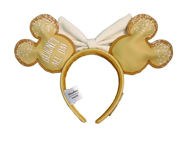 products Disney Parks - Minnie Mouse Ears Headband - Loungefly - Port Orleans - French Quarter - Beignet All Day
