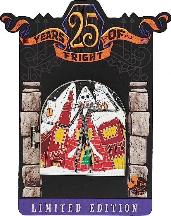 item Disney Pin - 25 YEARS OF FRIGHT PIN - Passholder - Jack Skellington Jack25yearsFrightPin 1