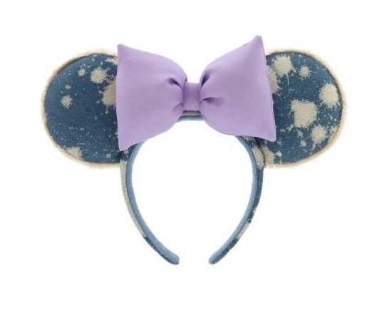 item Disney Parks - Minnie Mouse Ears Headband - Denim and Lavender Denim and Lavender
