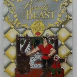 item Disney Pin - Beauty Beast 25 Enchanted Years - Gaston and Le Fou 119171
