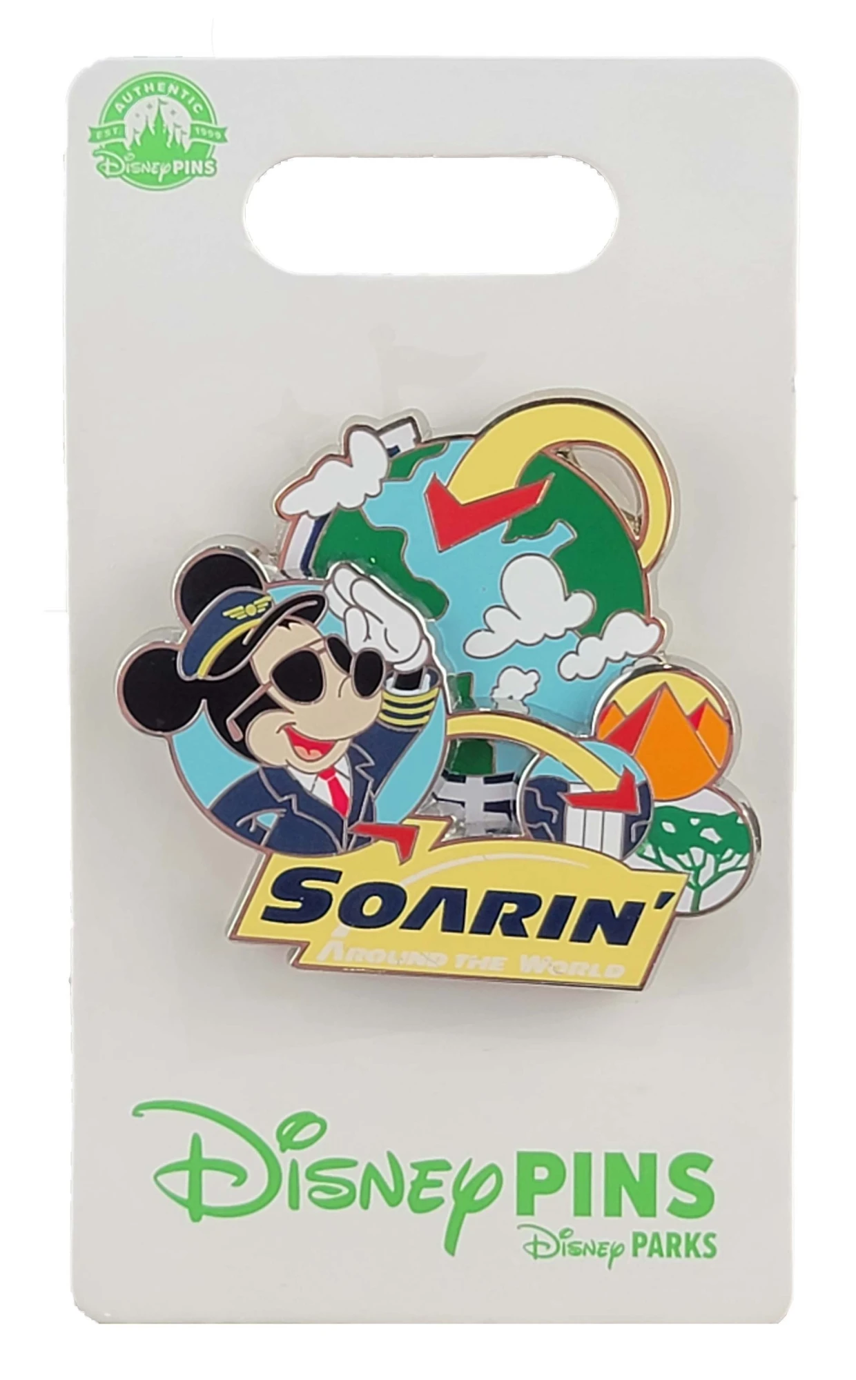 item Disney Pin - Epcot - Soarin' Around the World - Pilot Mickey Mouse 154798