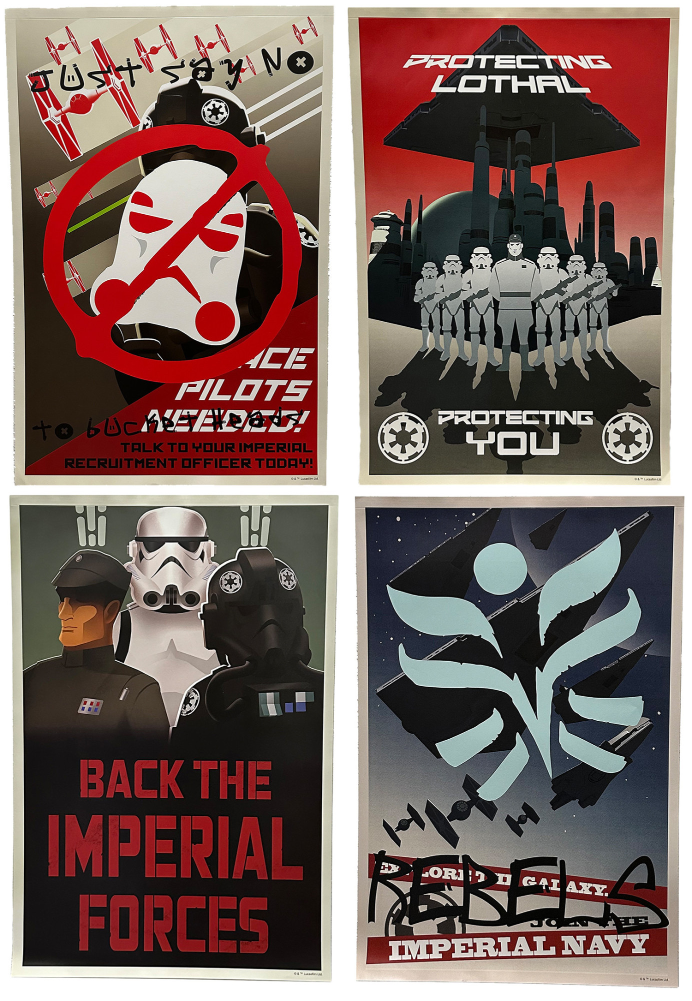 products Poster Set - Star Wars Rebels Interactive Adventure - Set of 4