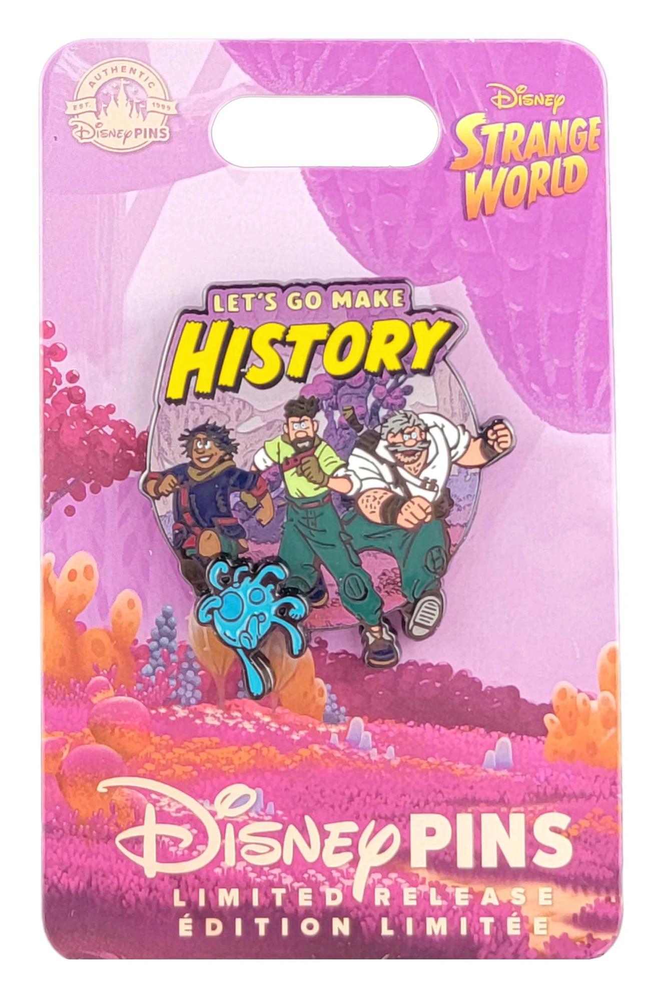 item Disney Pin - Strange World - Splat and the Cades - Let's Go Make History StrangeHistory