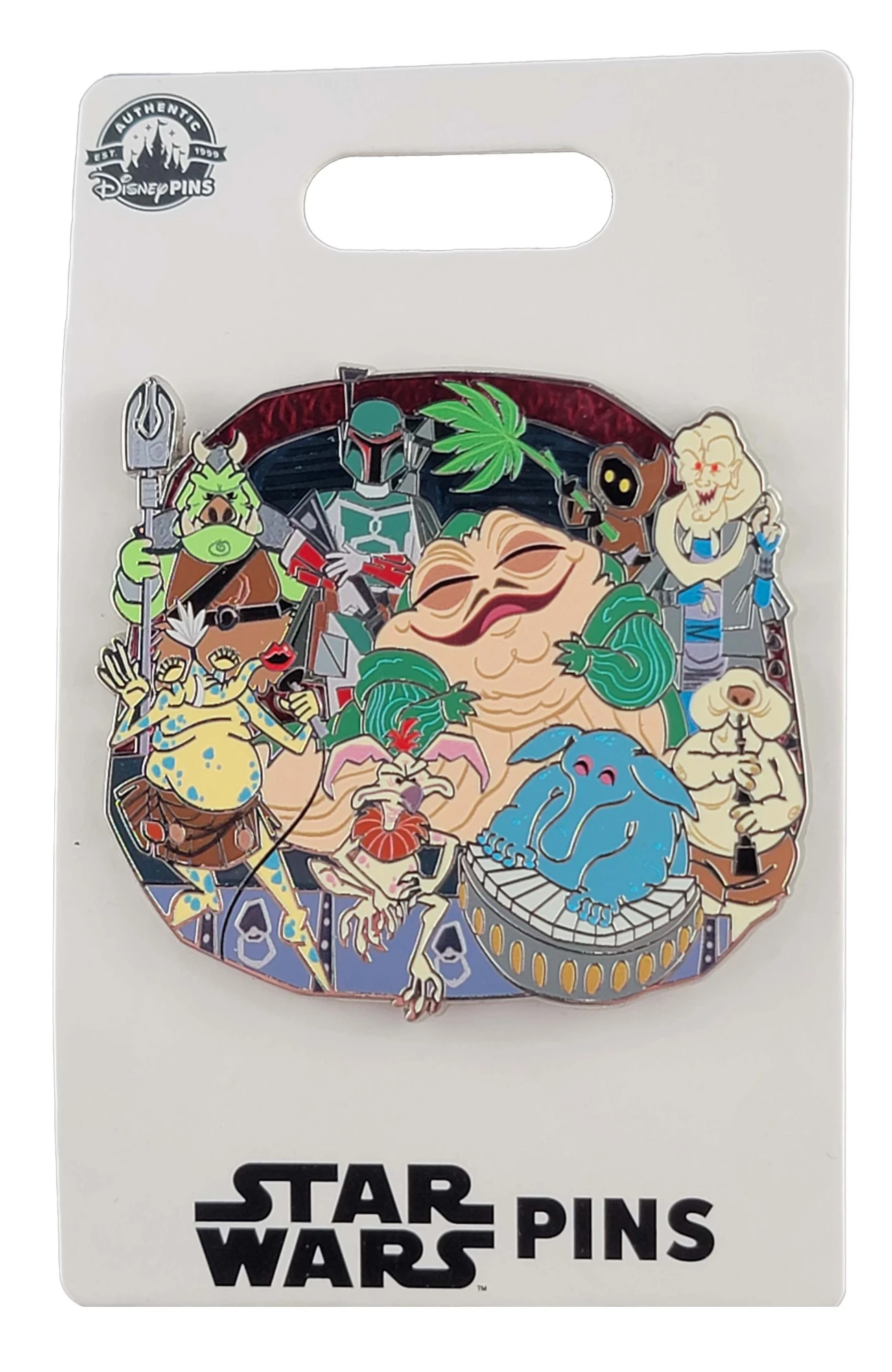 item Disney Pin - Supporting Cast - Star Wars - Return of the Jedi - Jabba, Boba Fett and Friends 154452.webp