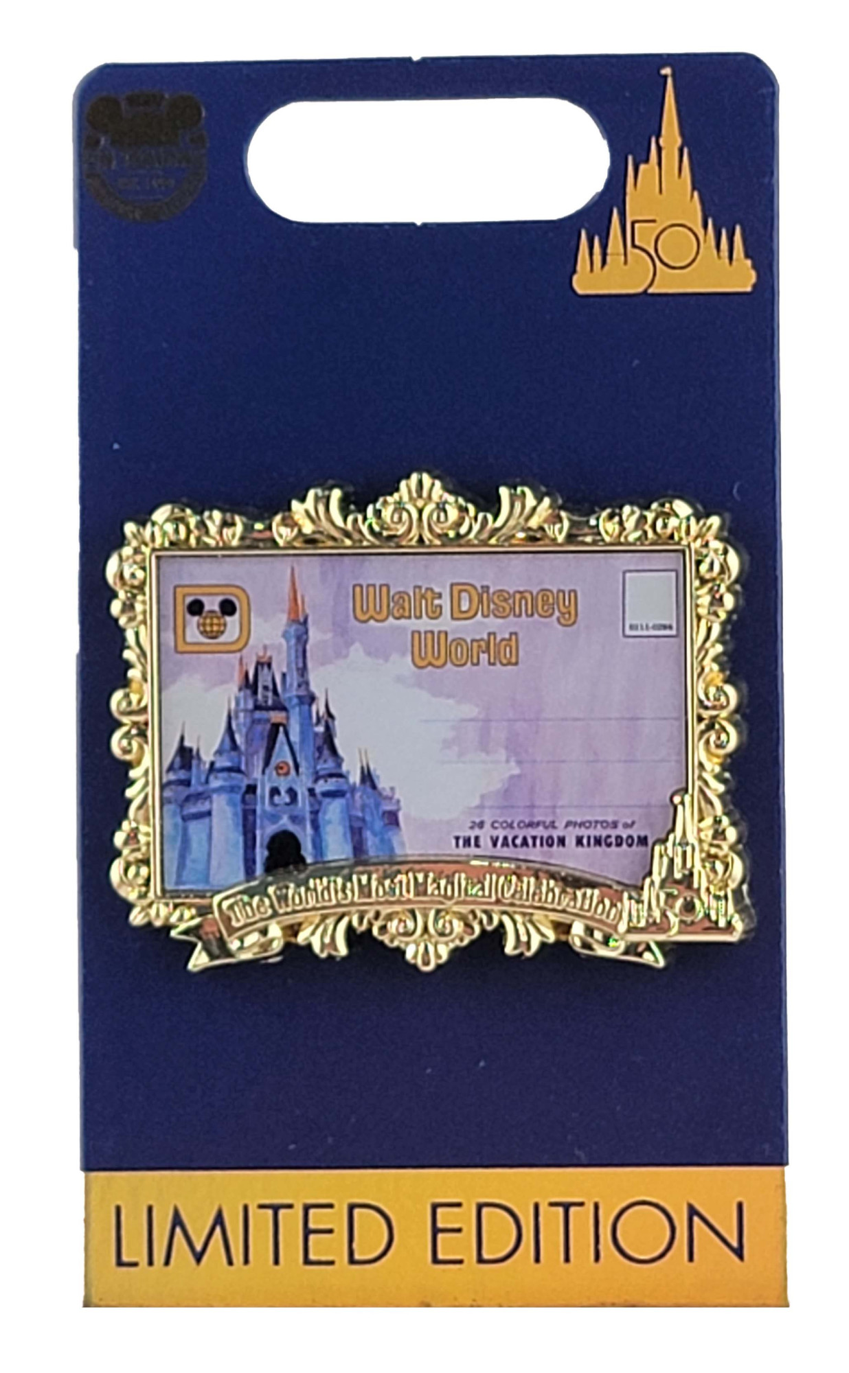 products Disney Pin - Walt Disney World 50th Anniversary Countdown - Cinderella Castle