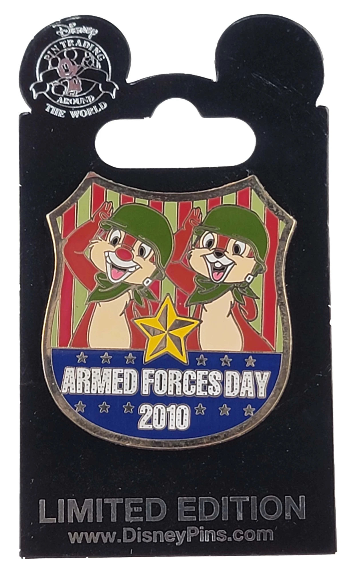 item Disney Pin - Armed Forces Day 2010 - Chip and Dale 77169