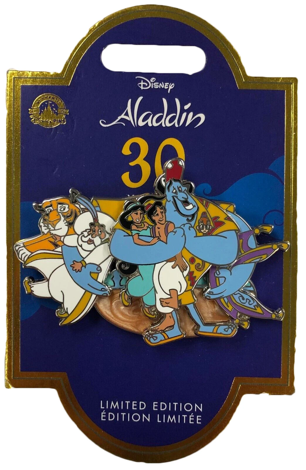 item Disney Pin - Group Hug - Aladdin - 30th Anniversary 152319