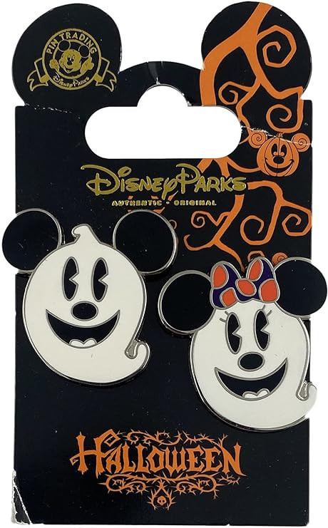 products Disney Pin - Happy Halloween - Mickey Mouse and Minnie Mouse as Ghosts