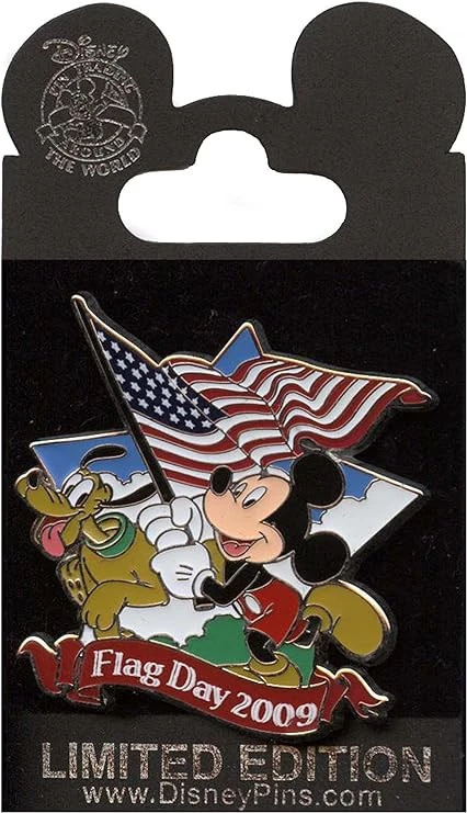 item Disney Pin - Flag Day 2009 - Mickey Mouse and Pluto 81h7qqqgzl-ac-sy741-jpg
