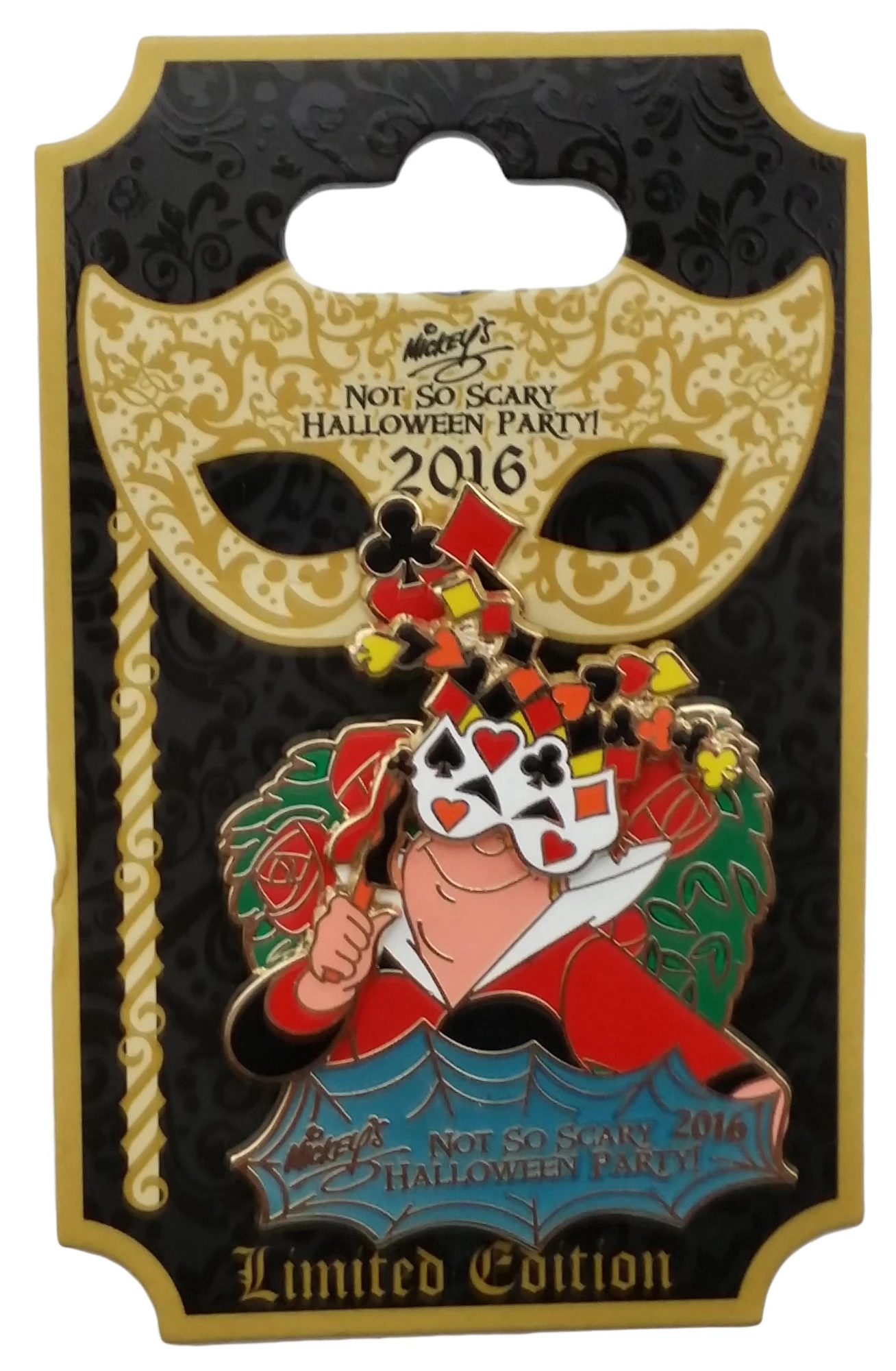 item Disney Pin - MNSSHP 2016 - Queen of Hearts Masquerade 117799